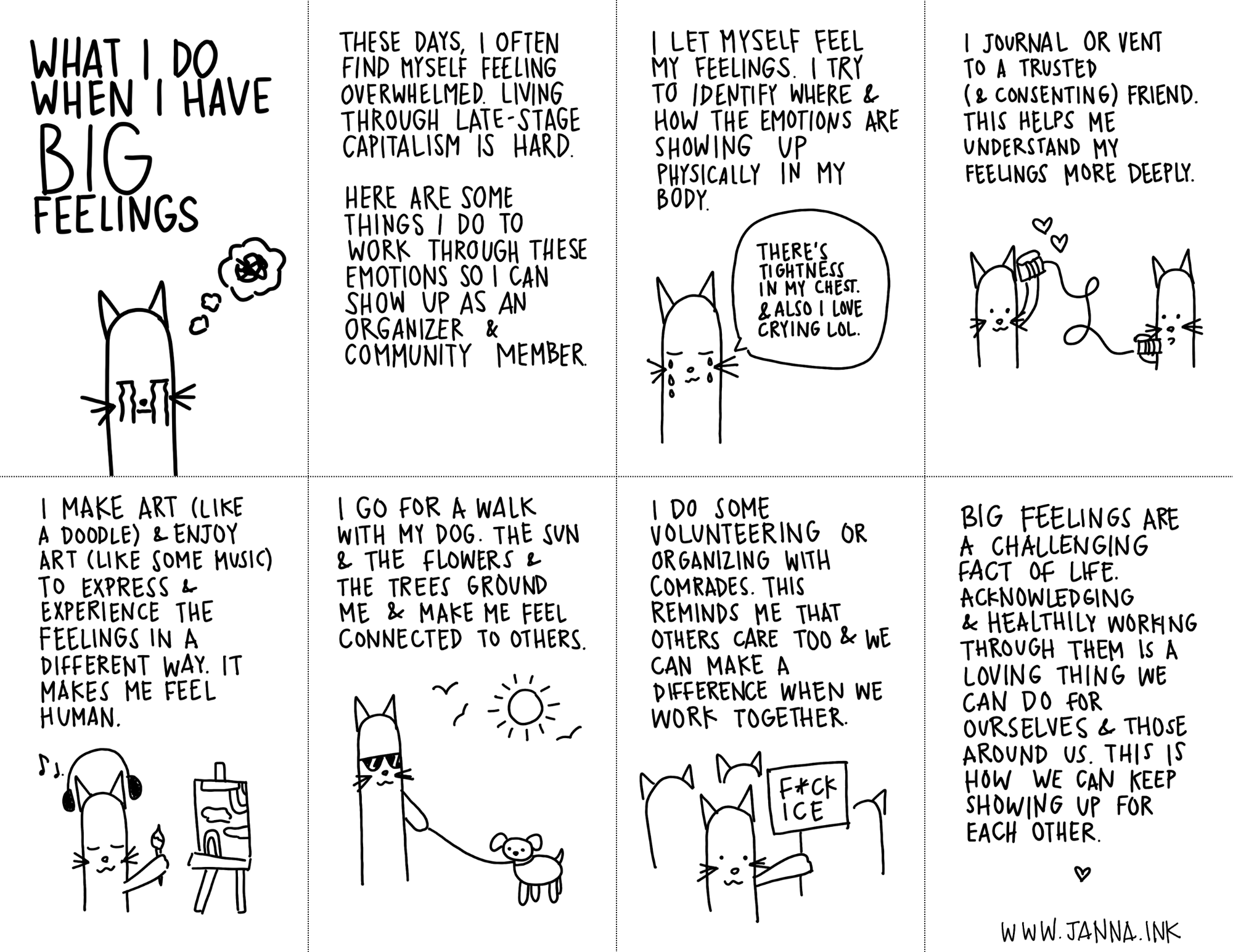 big feelings zine
